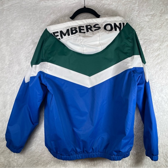 Members Only Half Zip Hoodie. Very cool current spin on a classic. 🔥 Size M. - Picture 10 of 13